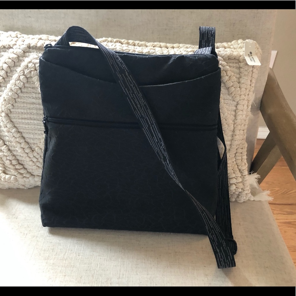 Black crossbody sling bag/purse by Maruca